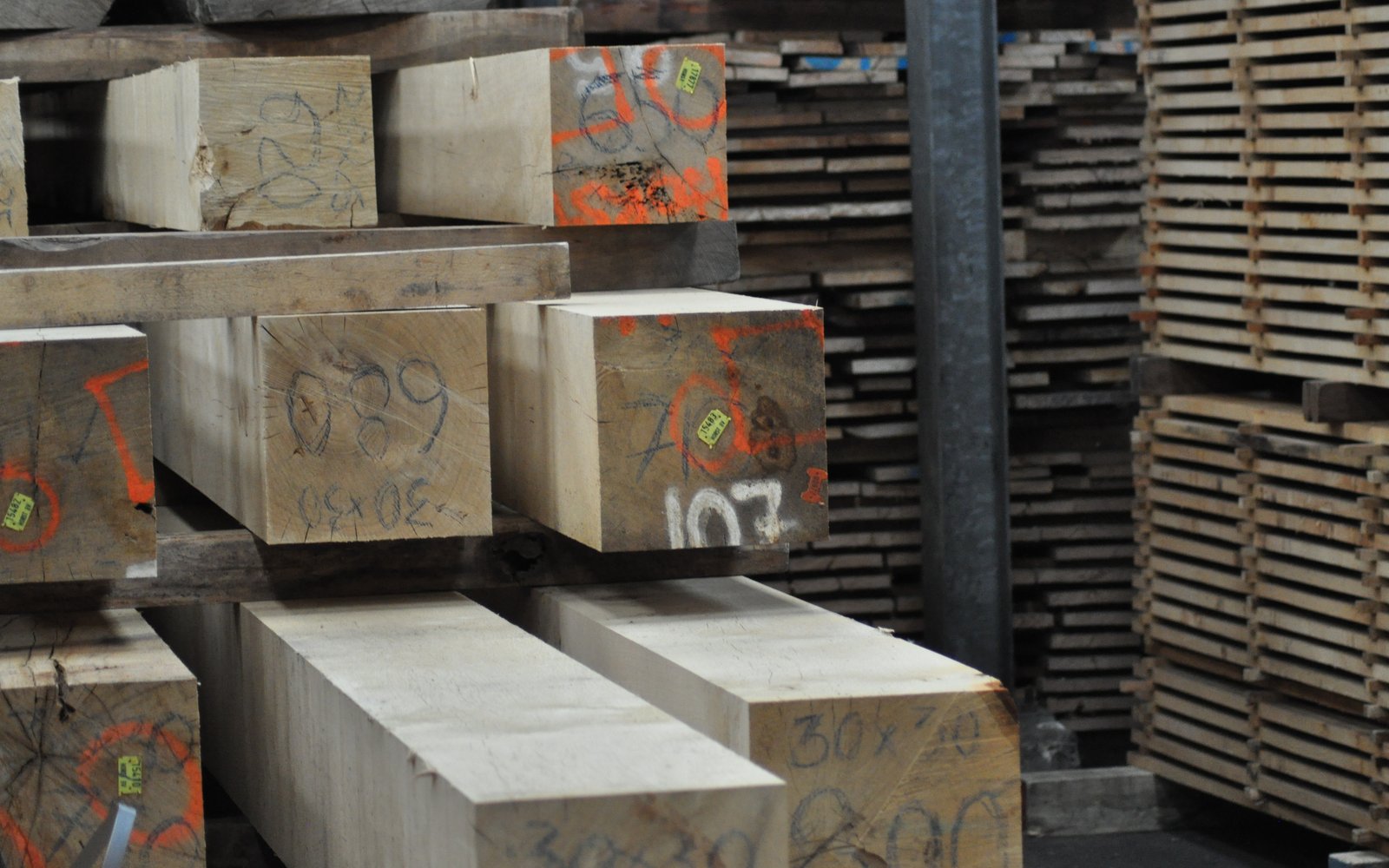 kavel hout balk