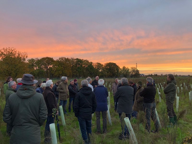 Excursie tijdens de ALV van Bosgroep Midden Nederland, 2022.