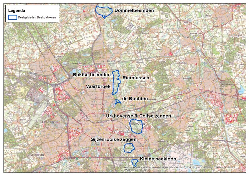Deelgebieden Beekdalvenen
