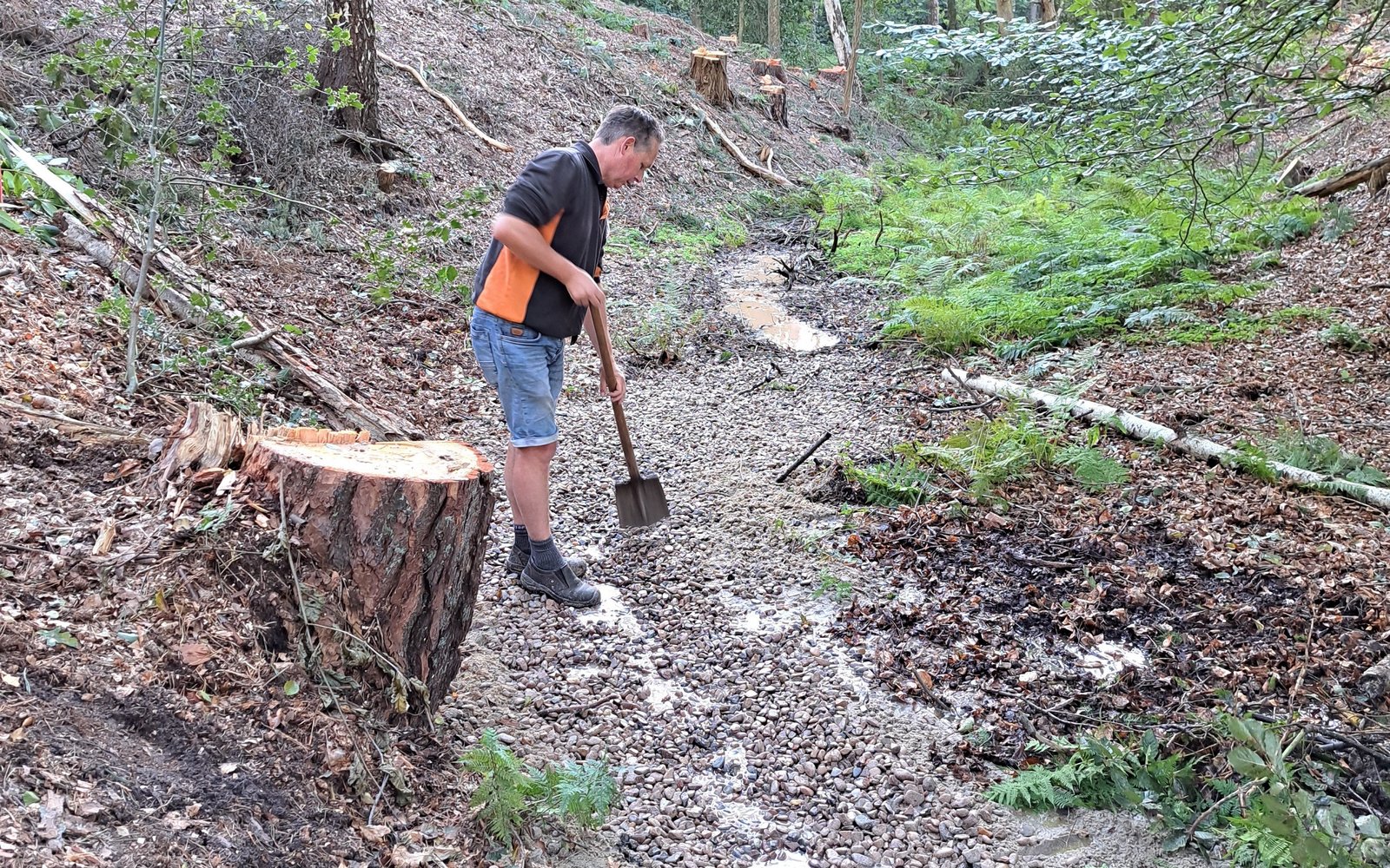 kiezels beekverhoging ootmarsum