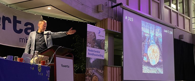 Veilingmeester Albert Keddeman